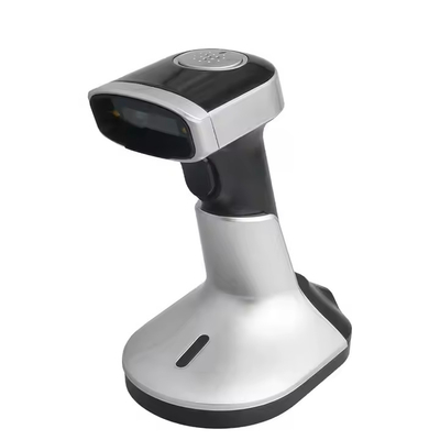 Scanner di codici a barre wireless Bluetooth per dispositivi mobili lettore di codici QR 2D con supporto di ricarica