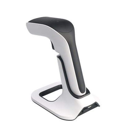 2D QR Barcode Reader Bluetooth Wireless 2.4G Barcode Scanner con supporto di ricarica Batteria 2200mAh