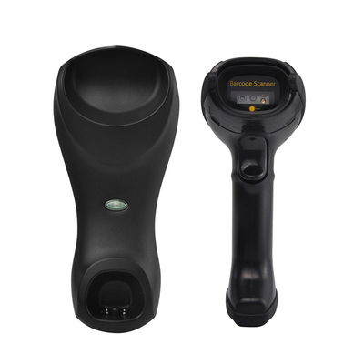 512k Storage 1600mAh Batteria Wireless 2D Barcode Scanner Con Culla di Ricarica Per Catene di Vendita