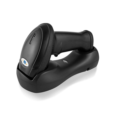 512k Storage 1600mAh Batteria Wireless 2D Barcode Scanner Con Culla di Ricarica Per Catene di Vendita